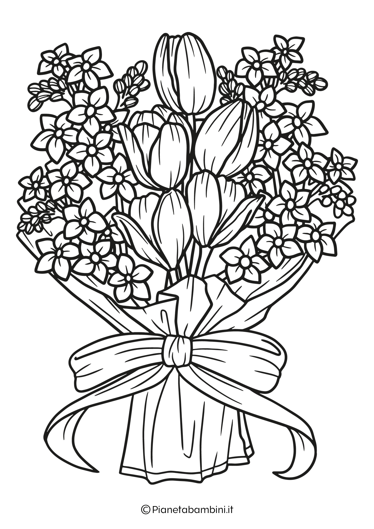 Disegni Da Colorare Di Fiori Di Tulipano Disegni Da Colorare Di Fiori Di Tulipano