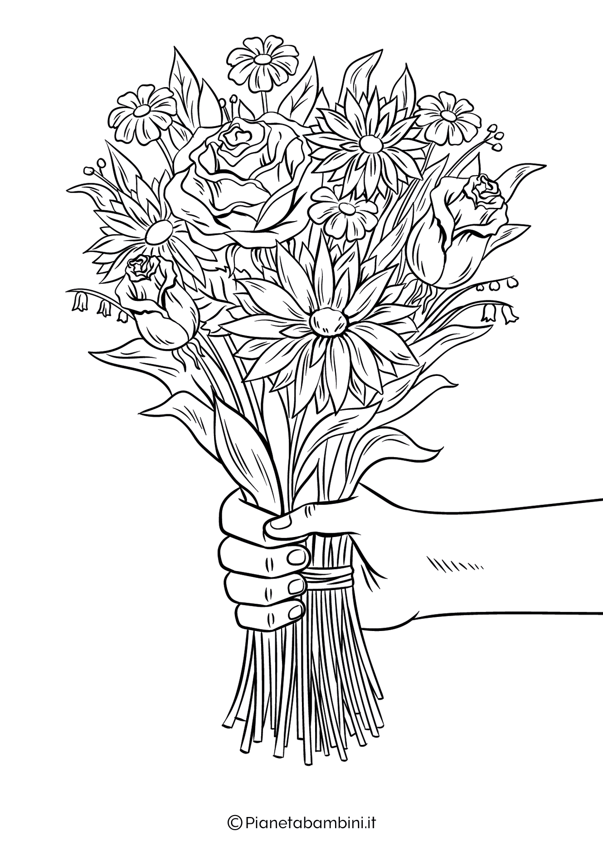 Disegni Da Colorare Mazzo Di Fiori Mamma Con Mazzo Di Fiori Da Disegni Da Colorare Mazzo Di Fiori Mamma Con Mazzo Di Fiori Da