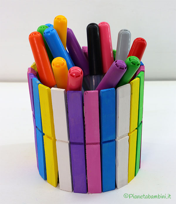 Cornici Legno Set 20 Cornici Kraft Con Clip Legno - Portafoto