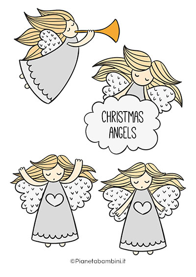 Immagini di angeli da stampare n.22