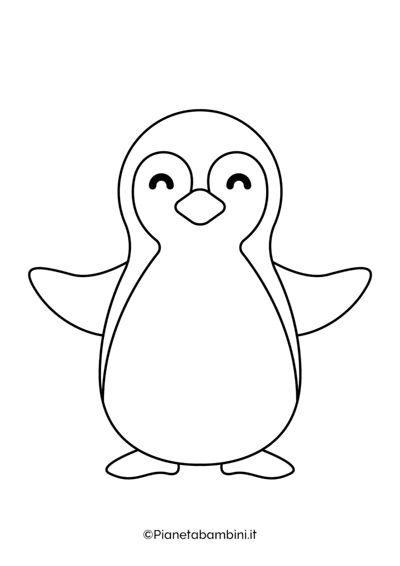 Costume Pinguino Per Bambino Deguisetoi - Taglia L (10-12 Anni, 130-140 Cm) Con Tuta, Cappuccio E Copriscarpe