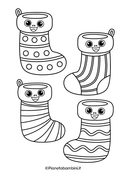 Disegno sulla giornata dei calzini spaiati da stampare e colorare 03