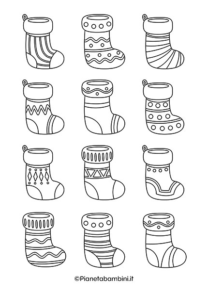 Disegno sulla giornata dei calzini spaiati da stampare e colorare 08