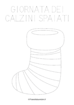Schede di pregrafismo sulla Giornata dei calzini spaiati 3