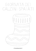Schede di pregrafismo sulla Giornata dei calzini spaiati 7