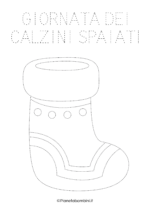Schede di pregrafismo sulla Giornata dei calzini spaiati 9