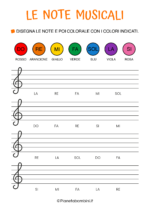 Note musicali da stampare e colorare 05