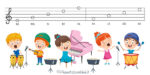 Schede didattiche sulle note musicali per la scuola primaria