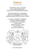 Poesia e filastrocca festa della donna 01