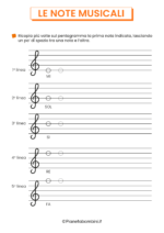 Schede didattiche sulle note musicali per la scuola primaria 04