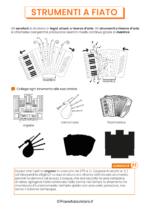 Schede didattiche sugli strumenti a fiato da stampare 4