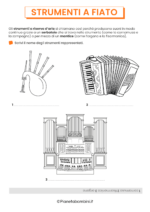 Schede didattiche sugli strumenti a fiato da stampare 7