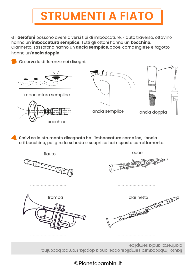 Strumenti a fiato – Strumenti Musicali