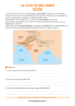 Carta geografica della Civiltà dell'Indo