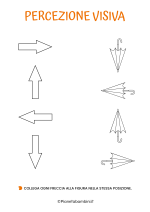 Schede didattiche sulla percezione visiva da stampare 09
