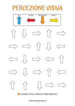 Schede didattiche sulla percezione visiva da stampare 10