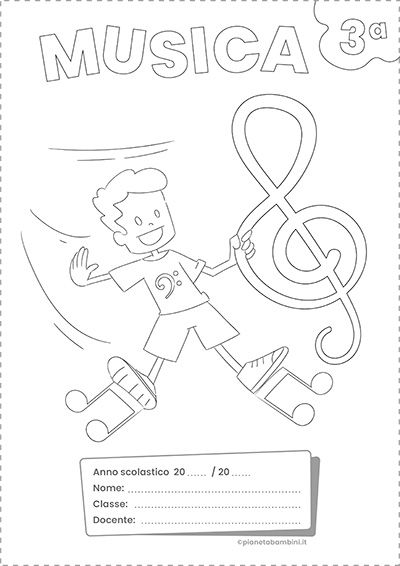 Copertine Per Quaderni Di Musica PianetaBambini it