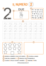 Scheda didattica sul numero due