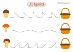 Scheda di pregrafismo sull'autunno per la Scuola dell'Infanzia 08