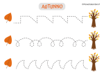 Scheda di pregrafismo sull'autunno per la Scuola dell'Infanzia 10