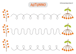 Scheda di pregrafismo sull'autunno per la Scuola dell'Infanzia 11