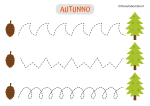 Scheda di pregrafismo sull'autunno per la Scuola dell'Infanzia 12