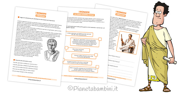 Schede didattiche sulla crisi della Repubblica Romana per la Scuola Primaria