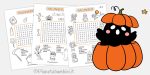 Crucipuzzle di Halloween per bambini in PDF da stampare