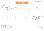 Scheda di pregrafismo sulle linee di Halloween n.13