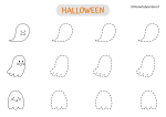 Scheda di pregrafismo sulle linee di Halloween n.16