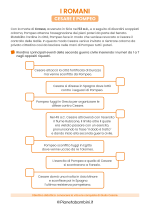 Scheda didattica su Cesare e Pompeo