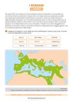 Scheda didattica sulla massima espansione dell'Impero Romano