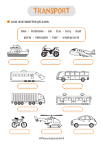 Esercizio sui mezzi di trasporto in inglese 4