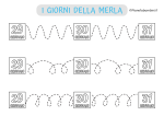 Pregrafismo giorni della merla linee orizzontali da stampare 3