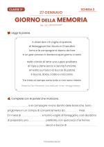 Scheda didattica Giorno della Memoria classe terza da stampare 2