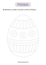 Scheda didattica di Pasqua per la scuola dell'infanzia 25