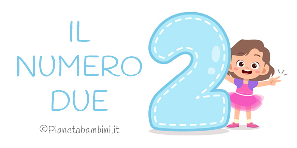 Schede didattiche sul numero 2 per la classe prima della Scuola Primaria