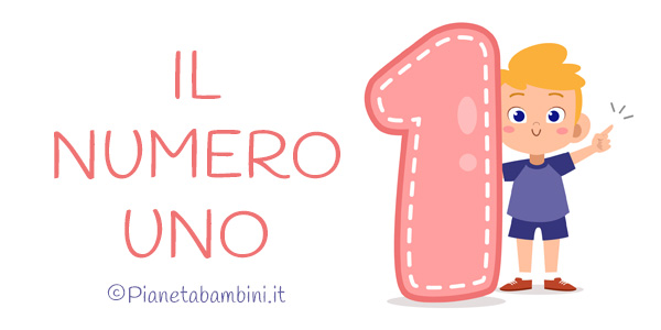Schede didattiche sul numero 1 per la classe prima della Scuola Primaria