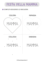 Scheda didattica sulla festa della mamma per la scuola dell'infanzia 23