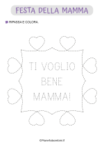 Scheda didattica sulla festa della mamma per la scuola dell'infanzia 24