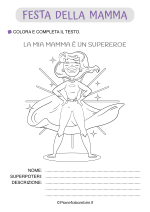 Schede didattiche sulla festa della mamma per la Scuola Primaria da stampare 01