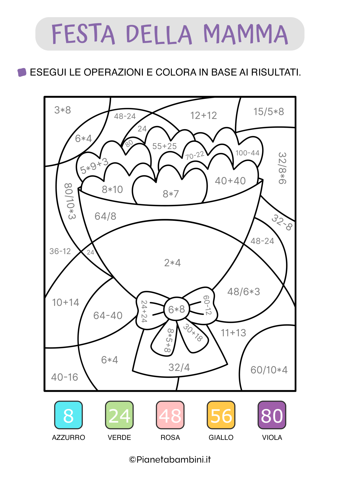 disegno per la festa della mamma facile