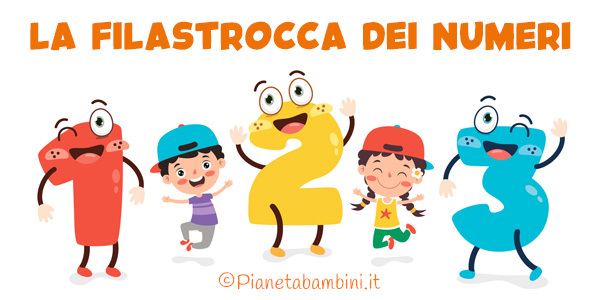 La filastrocca dei numeri per la classe prima