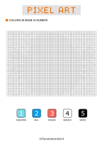 Pixel Art - Colora Numeri - Granchio
