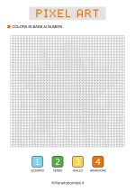 Pixel Art - Colora Numeri - Stella marina