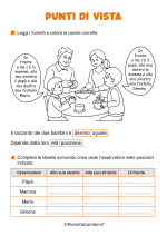 Scheda didattica sui punti di vista per la classe seconda pag. 3