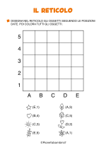 Esercizio sul reticolo geografico per la classe prima nr. 2