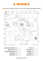 Esercizio sul reticolo geografico per la classe seconda nr. 3