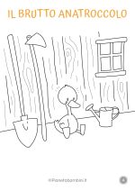 Brutto Anatroccolo disegni da stampare e colorare 4