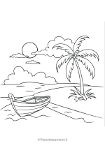 Disegni sull'estate da stampare e colorare 09